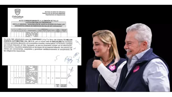Gobierno de Chihuahua da nuevo contrato por $26.5 millones al prometido de Maru Campos